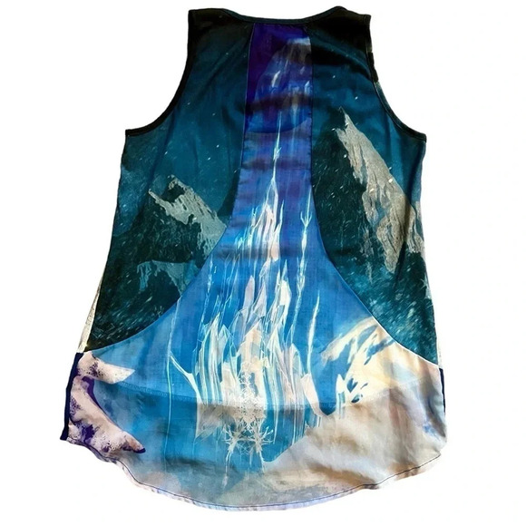 Disney Frozen sequined Elsa tank top size M - Picture 2 of 5